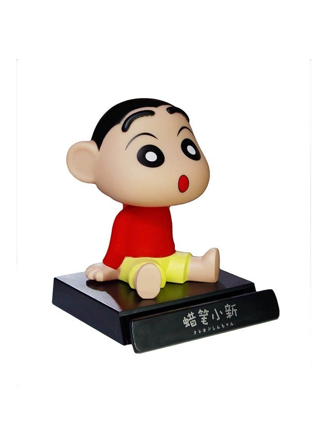 Awestuffs Phone Holder Bobblehead Action Figure for Car Dashboard, Office Desk & Study Table (Pack of 1) (Shinchan) - Image 2