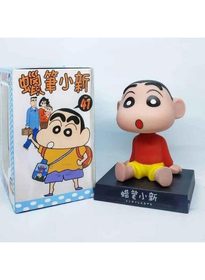 Awestuffs Phone Holder Bobblehead Action Figure for Car Dashboard, Office Desk & Study Table (Pack of 1) (Shinchan) - Image 5
