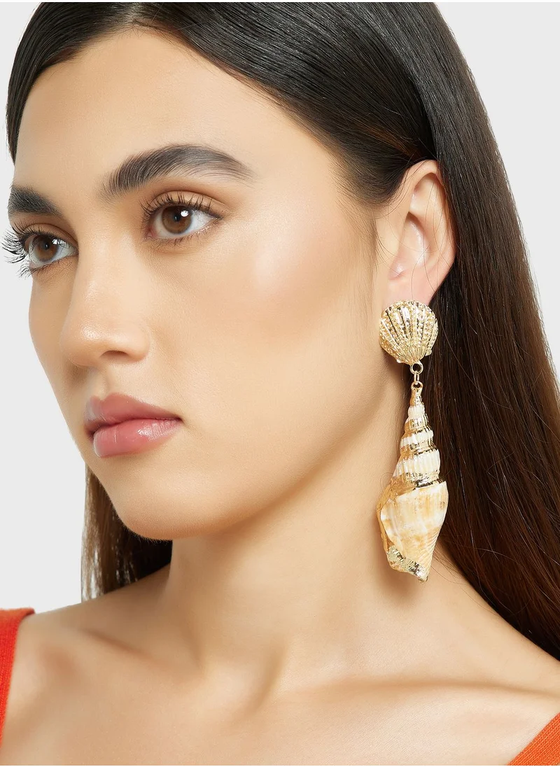 ايلا 2 Pack Mix Shell Earrings Set