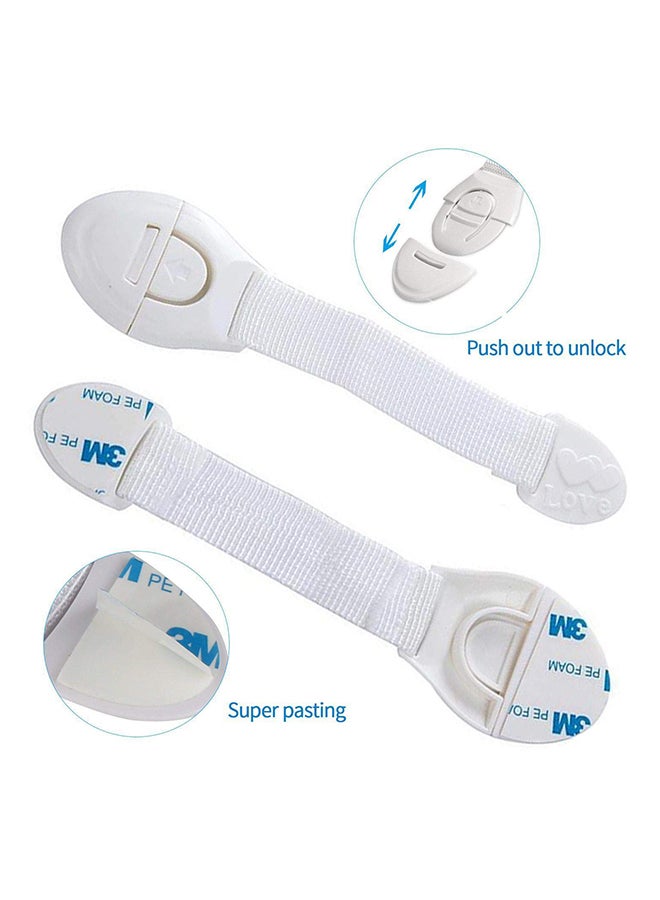 SWATER 8-Piece Safety Locks For Drawer Door Cabinet Cupboard Fridges - Image 3