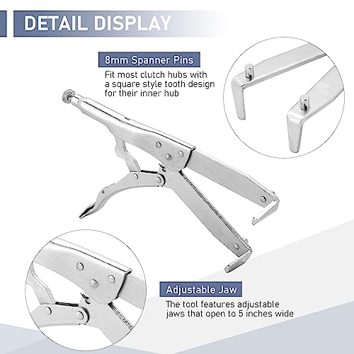 ATPEAM Motorcycle Clutch Flywheel Holding Tool Clutch Hub Basket Gear Holder Tool - Image 3