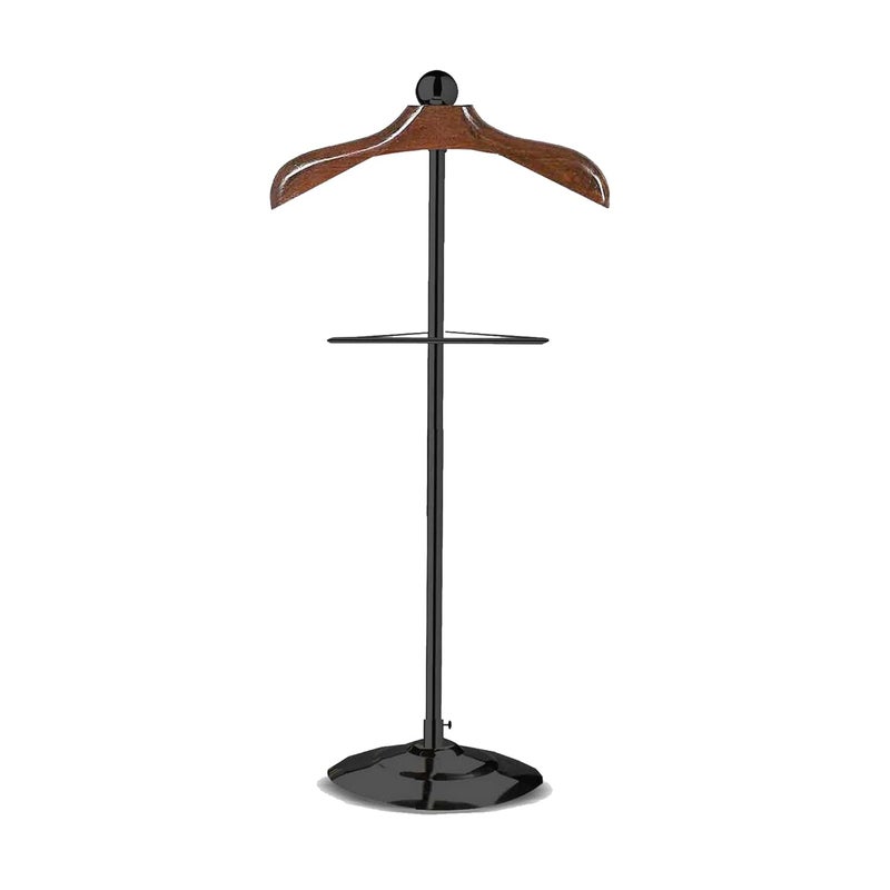 LOCOMOTO Premium Solid Metal Coat Hanger Stand For Display Stand Uses For Home Store and Office Black - Image 1