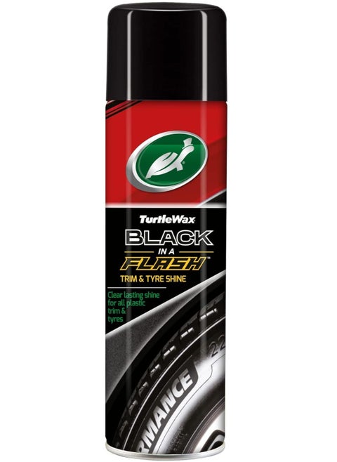 Black In A Flash Trim & Tyre Shine 500 ML