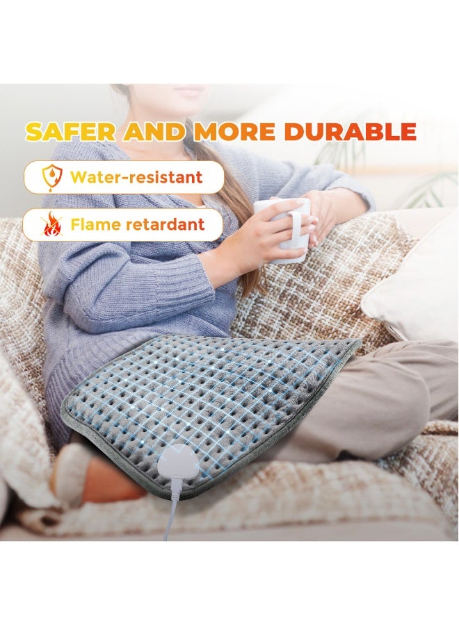 Electric Heating Pad For Back and Shoulders And Neck Heat Settings Automatic Shut Off Machine Washable Portable Pain Relief Heating Pad - Image 5