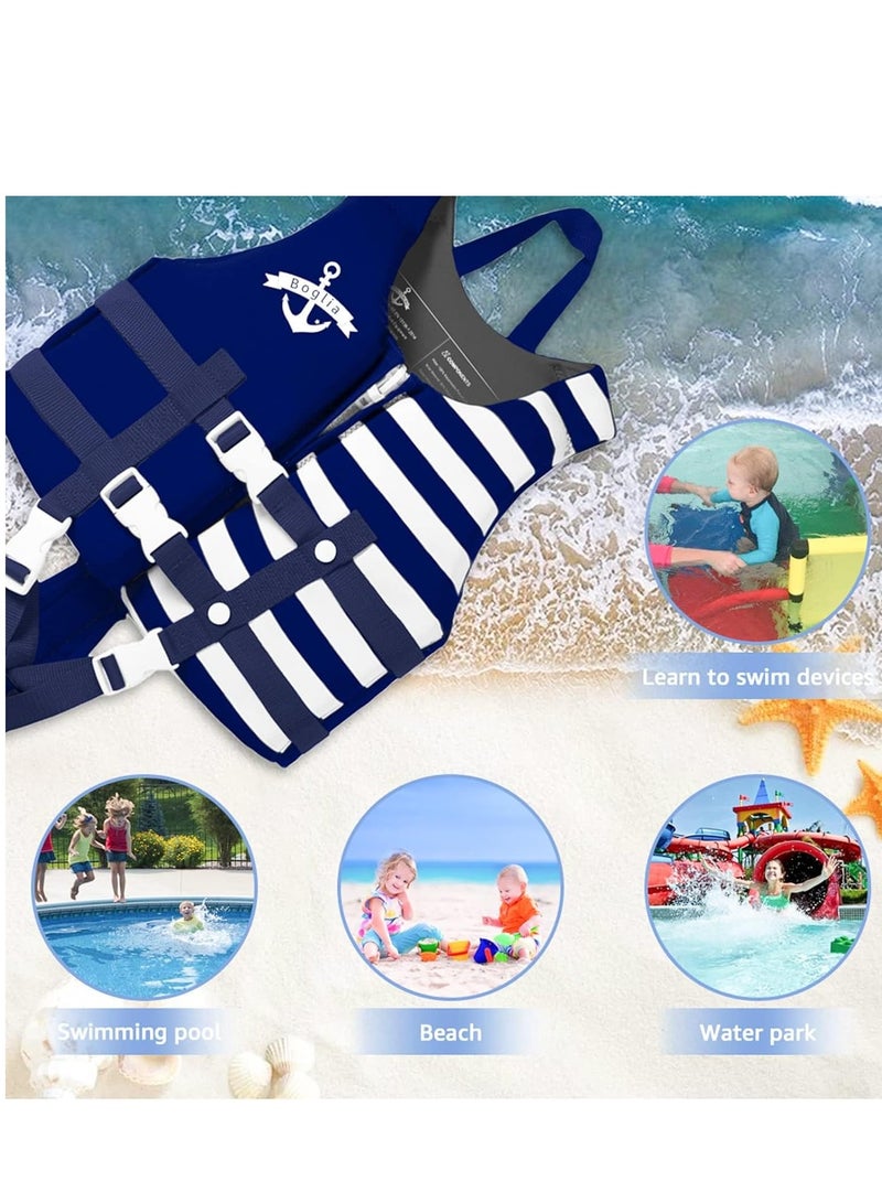 SOLARAE Kids Swim Vest Toddlers Swimming Buoyancy Floation Swimwear Learn to Age 1-9 Years/15-22 kilograms for Boys Girls Toddler Flotaties Pool Size M - Image 4
