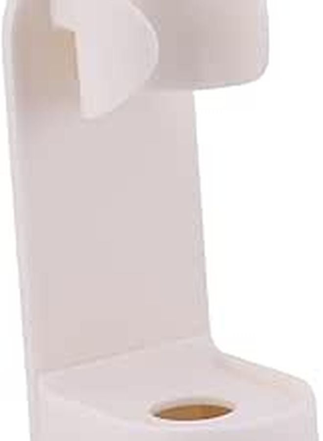 Wall Mounted Plastic Toothbrush Holder Rack Adhesive Bathroom Organizer Easy Clean - Image 1
