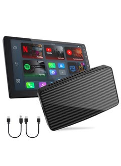Wireless CarPlay & Android Auto Adapter - 3-in-1 Play2Video Pro AI Box with Built-in YouTube & Netflix, Compatible with Factory Wired CarPlay Vehicles (2016+)