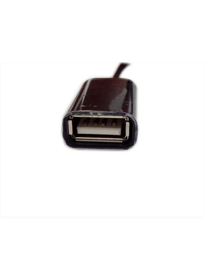 Qaoquda Coiled Spring USB Cable, Qaoquda10FT/3M Spiral Coiled USB 2.0 Male to Female Data Sync & Charge Cable (Black)  - Image 4
