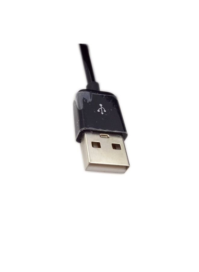 Qaoquda Coiled Spring USB Cable, Qaoquda10FT/3M Spiral Coiled USB 2.0 Male to Female Data Sync & Charge Cable (Black)  - Image 3