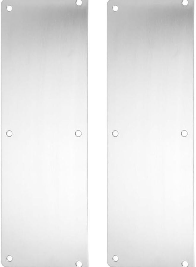 Stainless Steel Door Kick Plate With Pre Punched Holes For Easy Interior Exterior Installation - Image 3