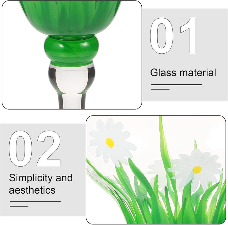 Hand-painted Daisy Margarita Glass Crystal Glass Delicate Party Wine for Household and Bar Use - Image 3