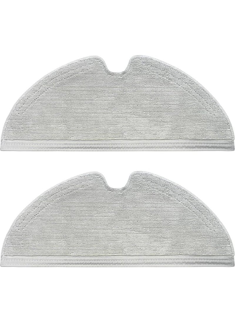robotyedek Dreame D9 Compatible High Quality 2 Pieces Mop - Full Surface Microfiber and Thick  - Image 1