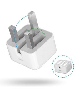 ELTRAZONE PD20W USB-C Power Adapter With Cable for iPhone 13 iPhone 13 Pro max /13mini (iPhone 20W USB-C Power Adapter)  - Image 3