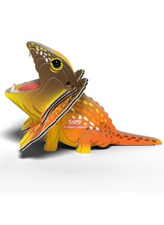 EUGY EUGY 3D Frilled Lizard Puzzle - Eco-Friendly DIY Craft for Kids & Adults  - Image 4