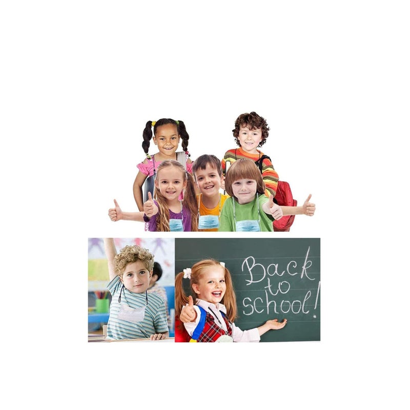 SOLARAE Children's lanyard, Mask Lanyard for Kids/Adults, Adjustable Length Face Lanyard with Clips at Both Ends, Neck Brace and Ear Protection, Children's Lanyard for Suitable School Outdoor Sports - Image 3