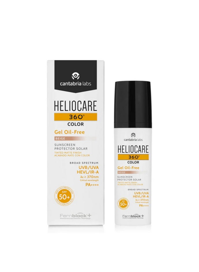 Heliocare - Heliocare 360 Colour Oil-Free Gel - Beige | 50ml - Image 1