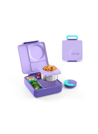 OmieBox Bento Box for Kids  Insulated Bento Lunch Box with Leak Proof Thermos Food Jar  3 Compartments Two Temperature Zones  Purple Plum Single - pzsku/Z47648021E48266D0521EZ/45/1749491267/28974aac-15c6-41b1-92ad-b3c8ed7877c3