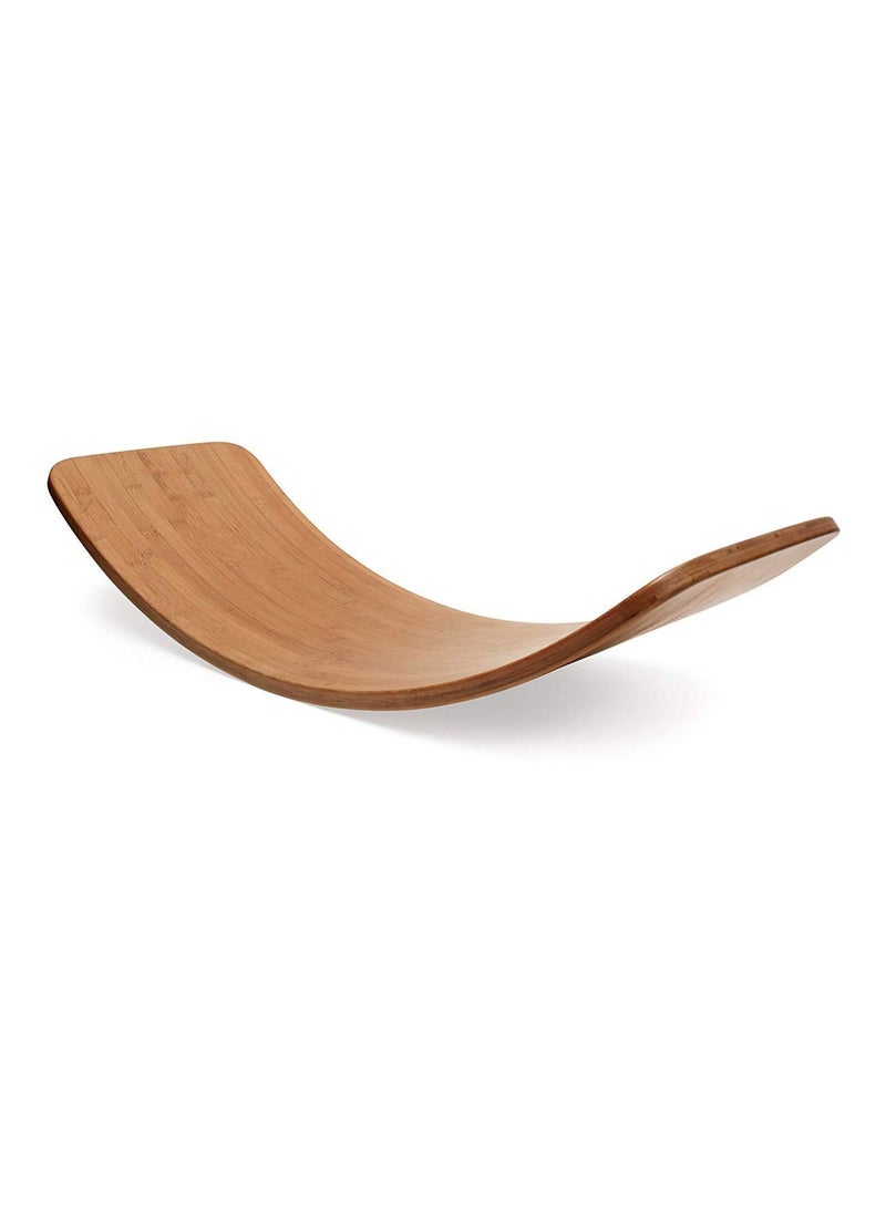PHYSIOTREX® Occupational Therapy Wooden Wobble Curve Balance Board Foot Rocker Leg Exerciser(Size 91cm long, 30cm wide, 2.2cm thick, and 19cm tall at the highest point) - Image 3