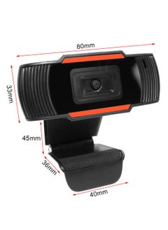 NIBEMINENT Video Conference HD Camera With USB Plug Black/Red  - Image 2