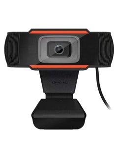NIBEMINENT Video Conference HD Camera With USB Plug Black/Red  - Image 1