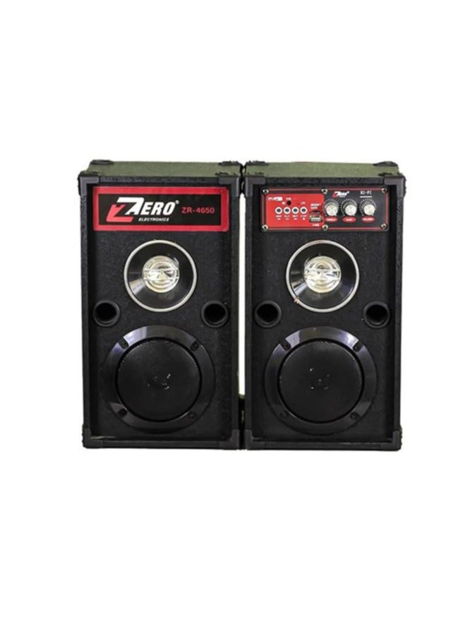 زيرو صب ووفر بلوتوث - منفذ لكرت الذاكرة - منفذ USB وريموت موديل ZR-4650S