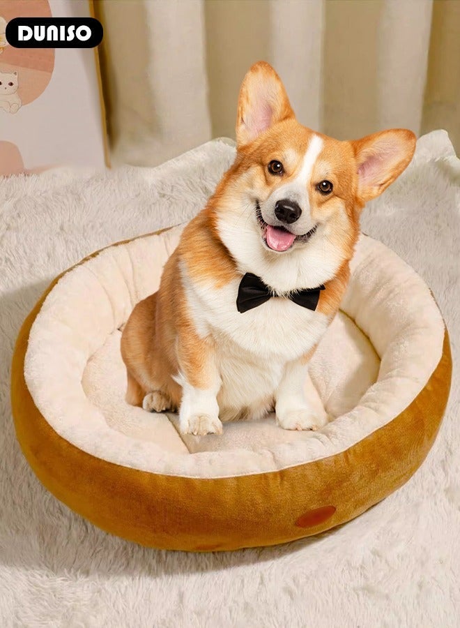 DUNISO Pet Bed Orthopedic Sofa Ultra Comfortable, Soft Plush Orthopedic Cat Bed, Washable Pet Bed for Small, Medium Dogs & CATS - Image 5