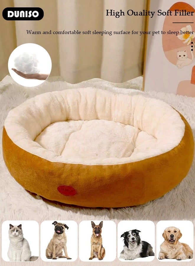 DUNISO Pet Bed Orthopedic Sofa Ultra Comfortable, Soft Plush Orthopedic Cat Bed, Washable Pet Bed for Small, Medium Dogs & CATS - Image 4