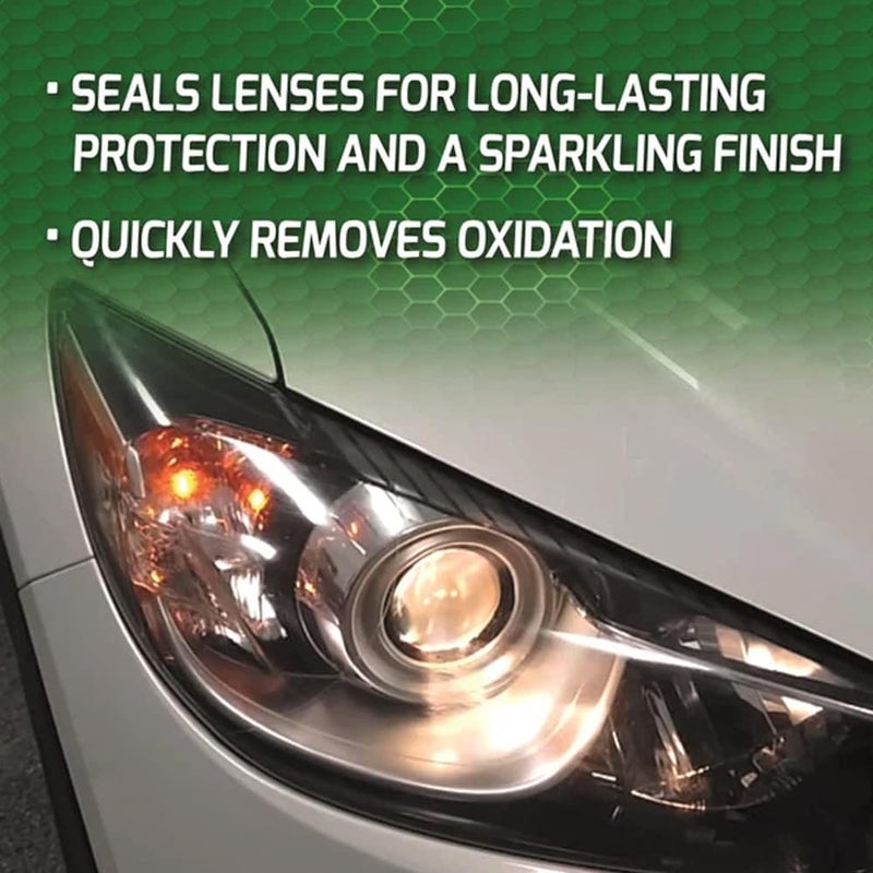 Newvent® Premium Car Headlight Cleaner for Yellowing, Oxidation, Scratches | Car Headlight Polishing Kit | Car Headlight Cleaner Repair Set (Pack of 2) - Image 3