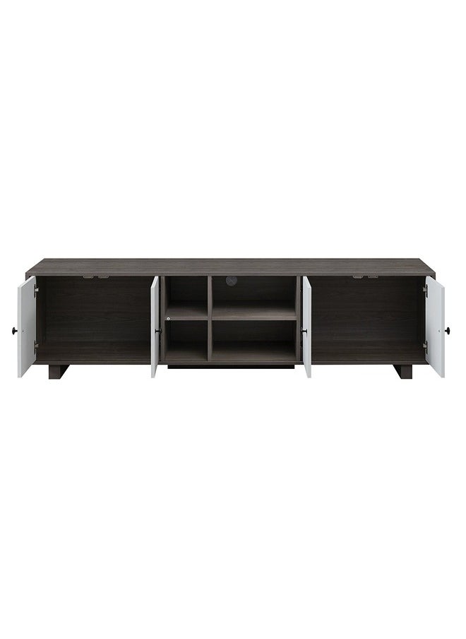 Homez - TV table 18M up to 75 D 180 W 398 H 49 Grey Sandalwood/White - Image 1