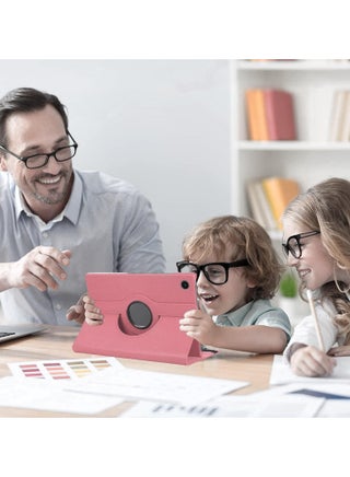 Case for Samsung Galaxy Tab A9 Case 8.7 inch 2023 (SM-X110/X115/X117) 360° Rotating Book Cover Protective Case with Auto Wake/Sleep for Galaxy Tab A9 (Pink) - view 4