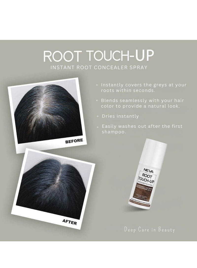 NEVA ROOT TOUCH-UP Instant Concealer Spray - 75 ml (Black) - Image 3