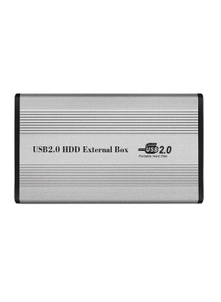 USB2.0 to IDE Hard Disk Case 2.5'' IDE HDD Enclosure Portable Hard Disk Box Aluminum Alloy HDD Enclosure Silver - pzsku/Z4764F08C0930EC069A77Z/45/_/1690535151/3ab77c8a-961e-4767-9331-0b078613c421