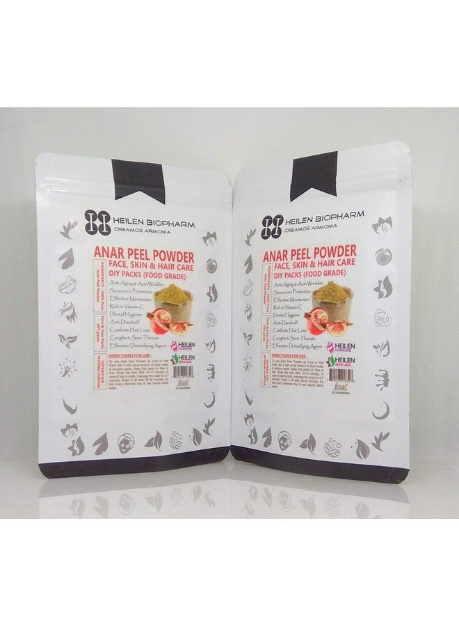 Heilen Biopharm Heilen Biopharm Anar/Pomegranate Peel Powder For Skin Health Improvement - 200 g Pack of 1  - Image 2