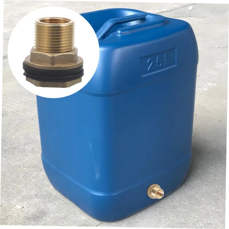 Brass Water Hose Adapter Connector with Washers for RV Plumbing and Pressure Washer - Image 5
