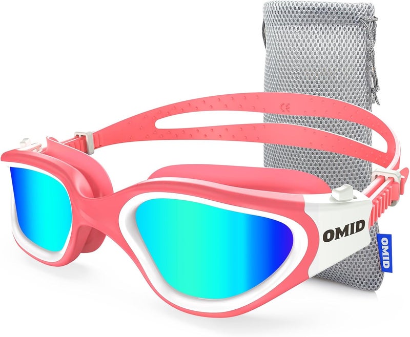OMID Swim Goggles, P2 Polarized Swimming Goggles for Men Anti-fog Goggles Swimming for Adult Women - Image 1