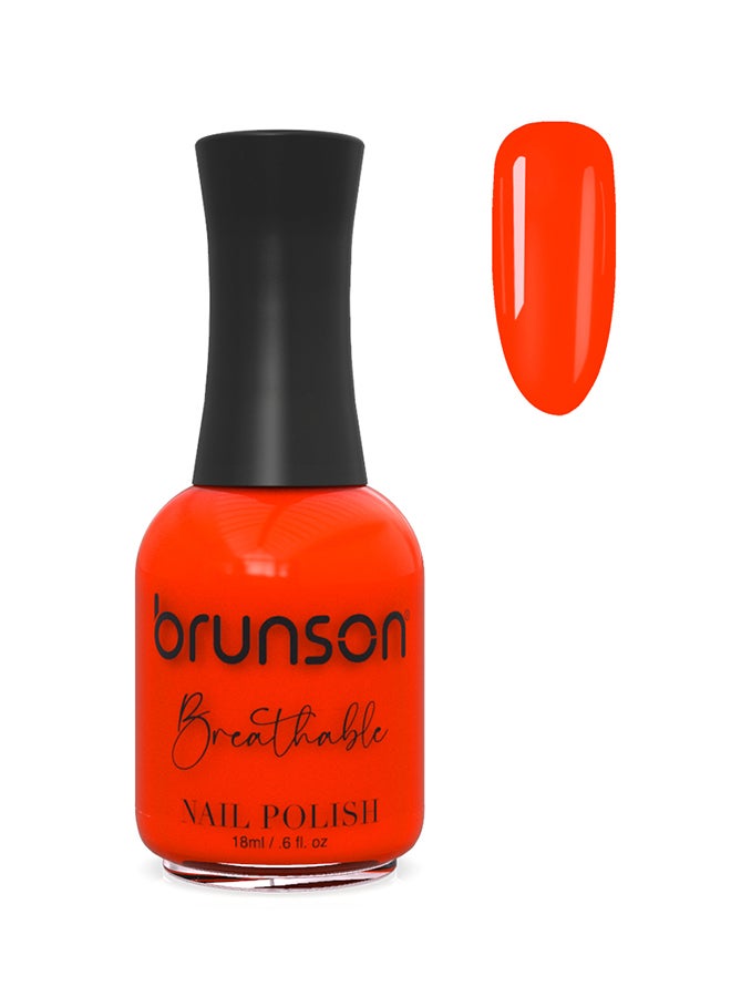 brunson Breathable Nail Polish Halal nail polish Wudu friendly Quick-Dry Vegan long lasting but easy peel off   18ml BH108