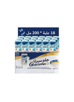جلوسيرنا حليب جلوسيرنا اس ار بنكهة الفانيليا (لمرضى السكري) ومكمل غذائي من جلوسيرنا.كرتونة، 18 × 200 مل  - Image 2