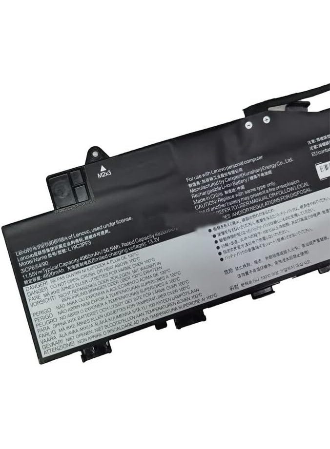 Terabyte REPLACEMENT 11.55V 56.5WH 4965MAH / L19C3PF3 Laptop Battery Compatible for Lenovo Xiaoxin AIR-14IIL / ARE Air14 2020/2021 - Image 2