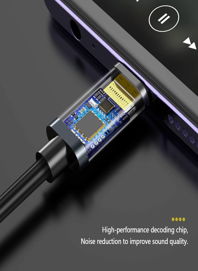 SAISN USB C to 3.5mm Audio Jack Aadpter Type-C to 3.5mm Multi Headphone Adaptador 5 Way 5-in-1 Aux TRS Audio Sharing Splitter Cable Compatible for Samsung Galaxy S22/S21/S20, MacBook Air/Pro - Image 3