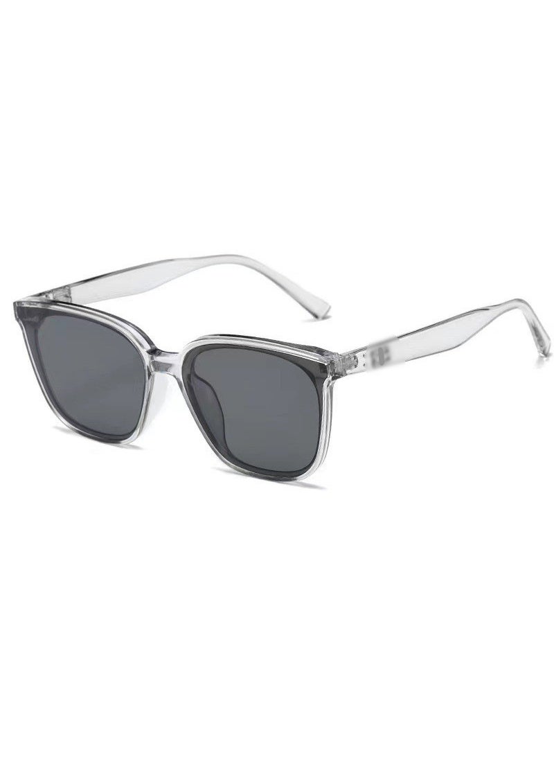 Generic Trendy Polarized Sunglasses UV Protection Unisex Gray frame 