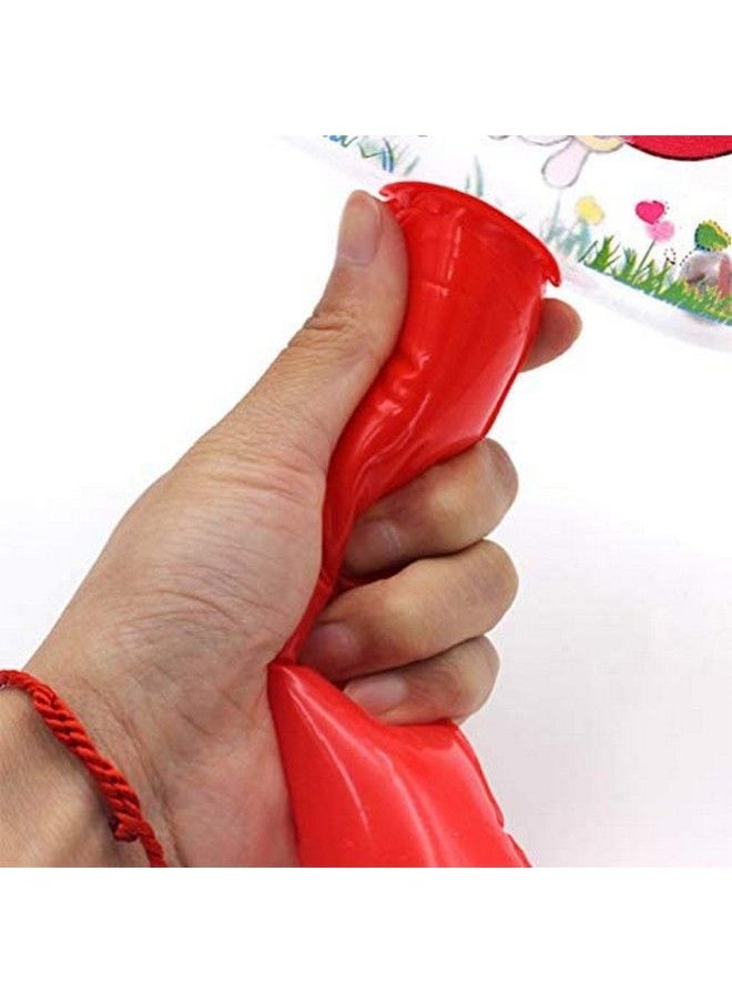 NUOBESTY - 10Pcs Squeaky Hammer Inflatable Cartoon Hammer With Sound Bell Clown Handle Hammer Funny Toys For Toddler Kids (Random Color) - Image 1