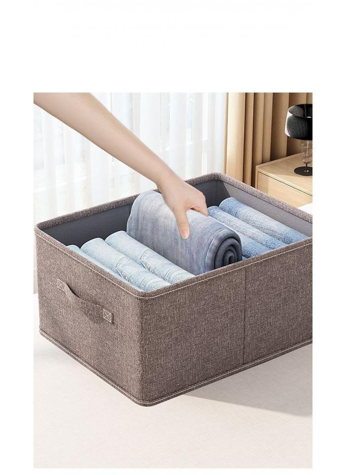 Alissa 3 Pack Storage Bags, Clothes Storage Bins Foldable Closet Organizers Storage Containers Collapsible Closet Wardrobe Organizer, Fabric Clothes Storage Organizers 30L,53L,65L  - Image 4