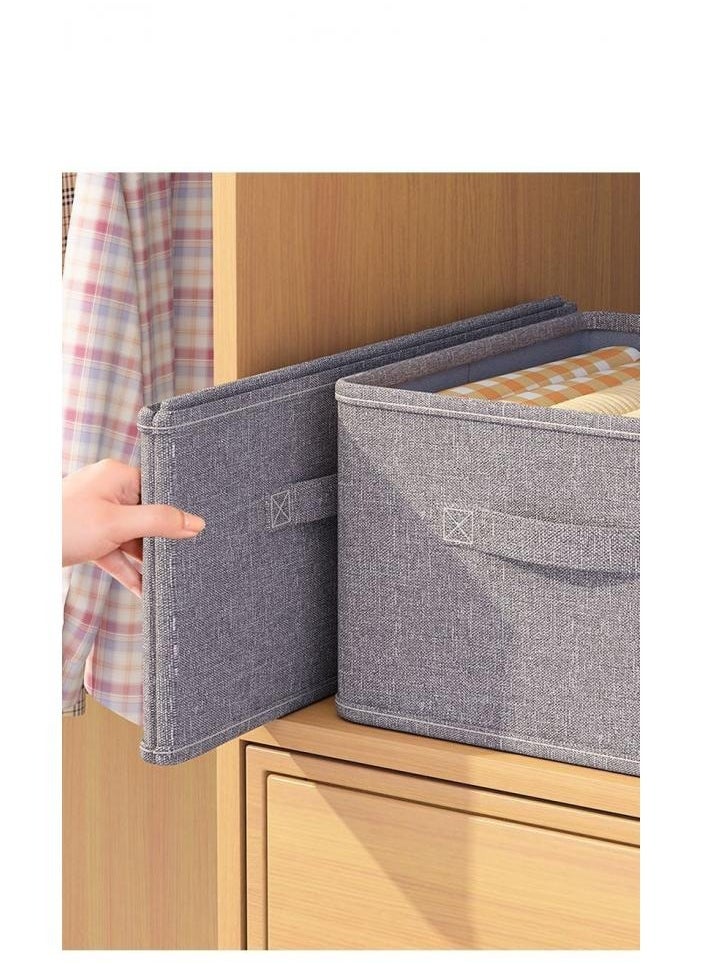 Alissa 3 Pack Storage Bags, Clothes Storage Bins Foldable Closet Organizers Storage Containers Collapsible Closet Wardrobe Organizer, Fabric Clothes Storage Organizers 30L,53L,65L  - Image 5