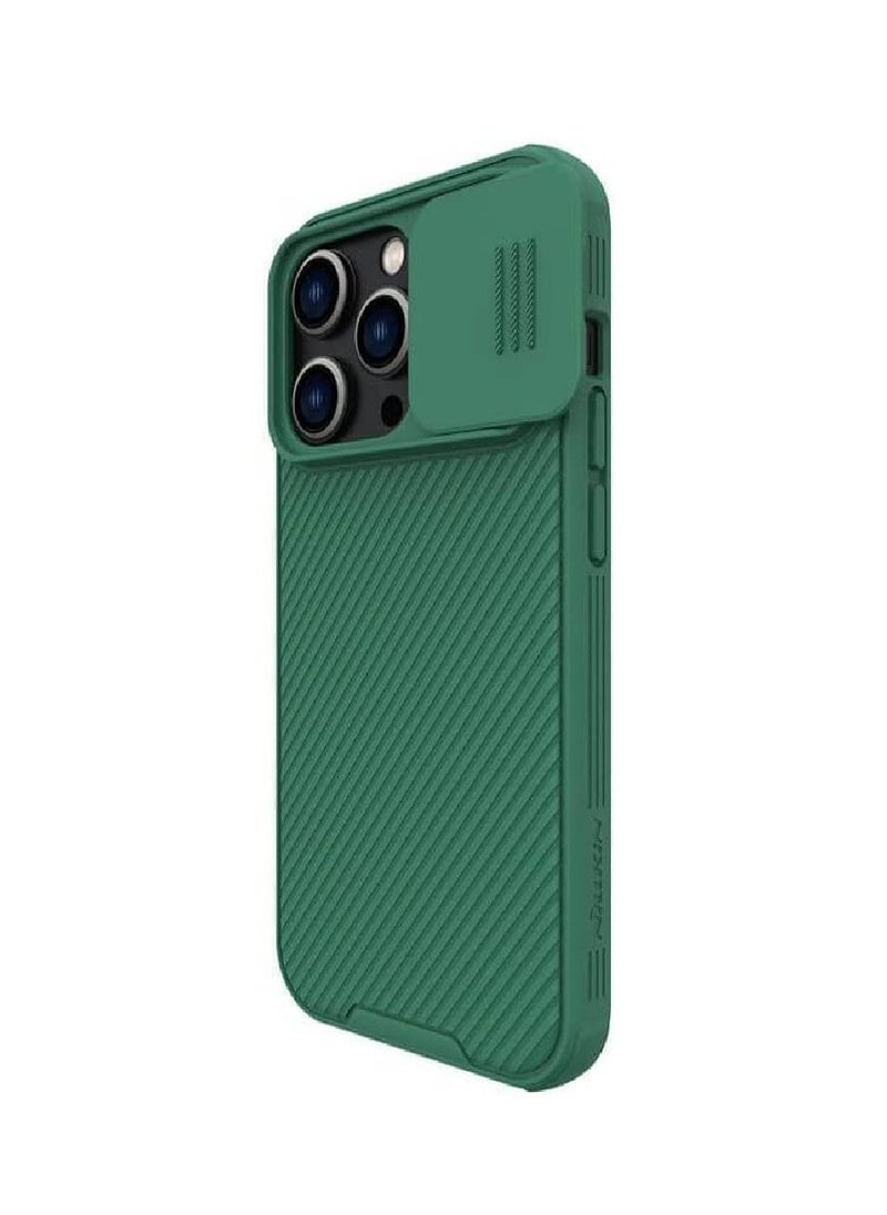 Nillkin iPhone 14 Pro Cover CamShield Pro Slide Camera Protection Cover - Scratch Resistant - Protect Privacy Case Green  - Image 3