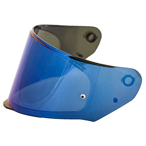 LS2 Helmets Valiant II Outer Shield (Blue Iridium) - Image 1