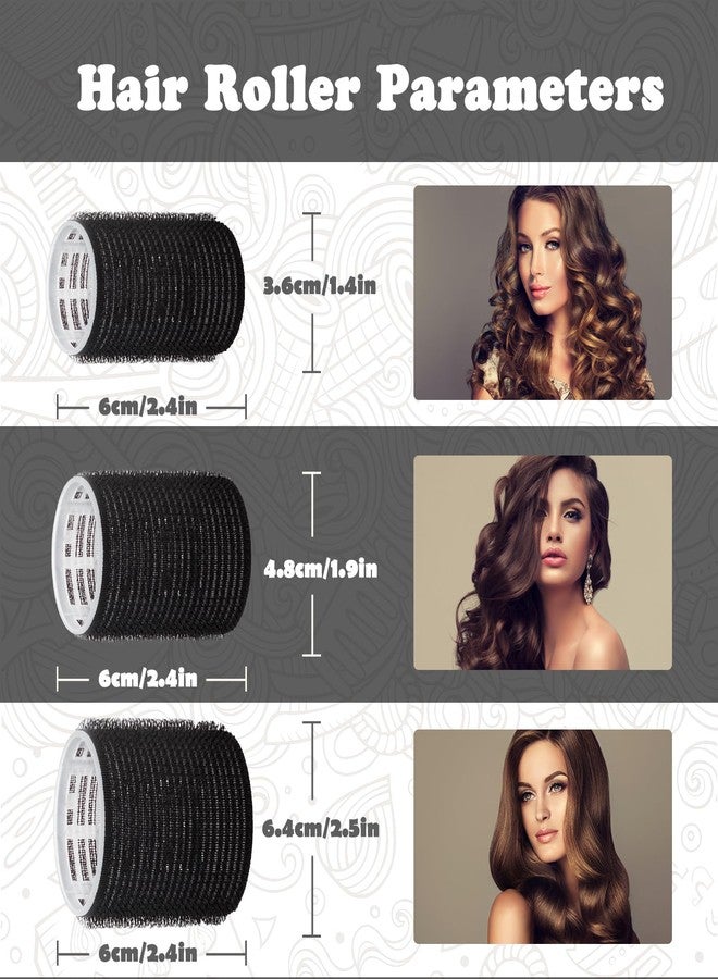 Sungenol Hair Roller Set 18 pcs Self Grip Hair Rollers,Hair rollers with hair clips and comb,Salon hairdressing curlers,DIY Hair Styles, Sungenol 3 Sizes Hair Rollers in 1 set - Image 3