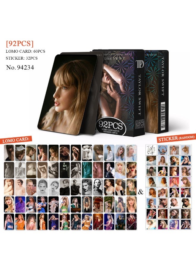 NIBEMINENT 92 Pcs Taylor Swift Lomo Cards Card For Fans Collection Gifts