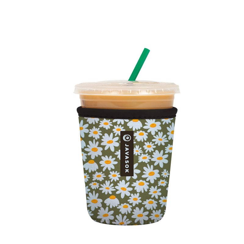 Sok It Sok It JavaSok Iced Coffee  Cold Soda Insulated Neoprene Cup Sleeve Chamomile China Small 1620oz