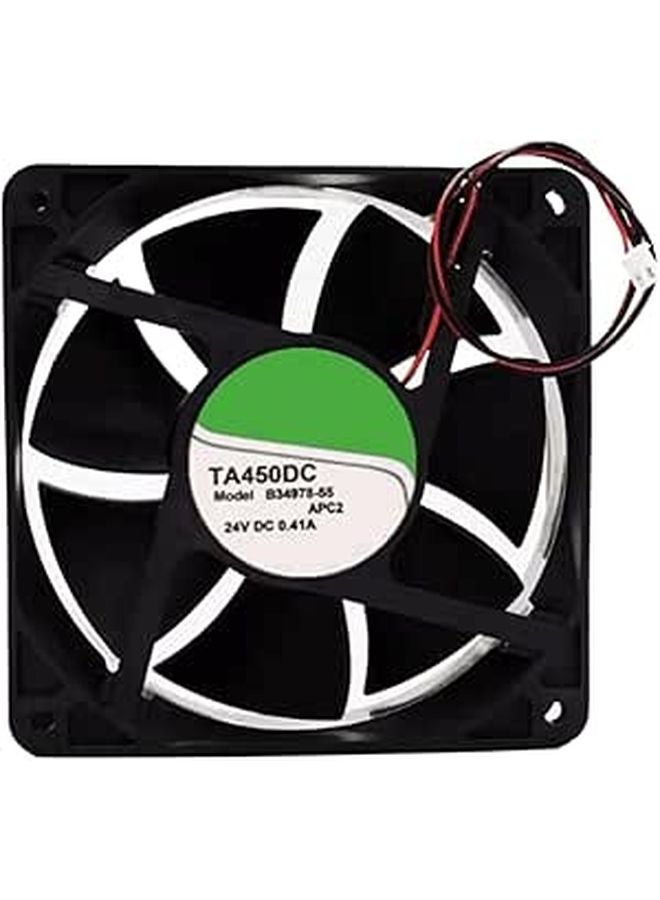 12038 120x120x38mm 24V 0.41A 3-Wire DC Inverter Cooling Fan 12cm - Image 1
