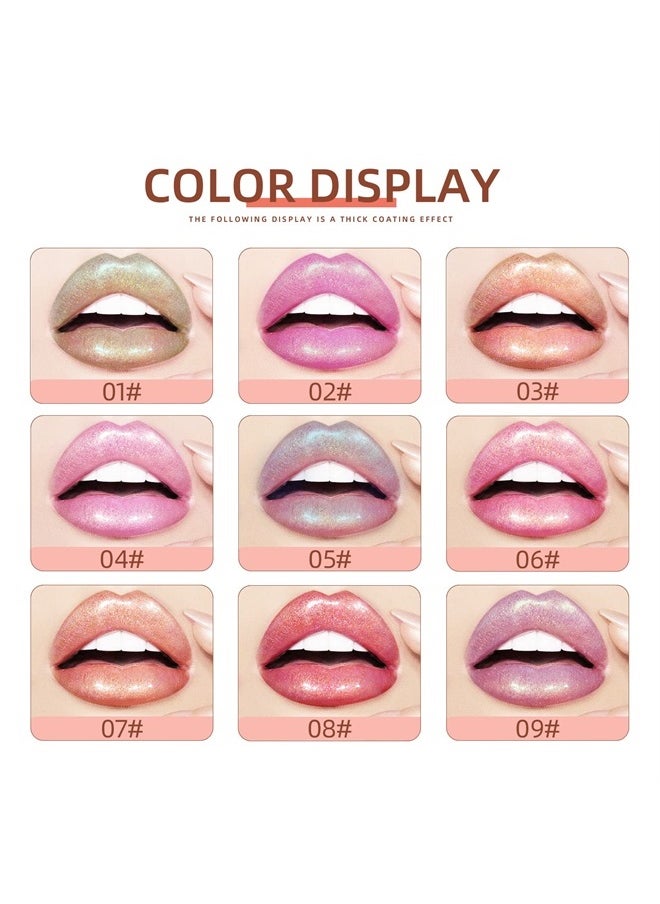 Aseawave - Girls Lip Gloss, Shimmery Lip Glosses for Girls Teens & Women, | Syrupy gloss| Glossy Finish| Long-lasting| Moisturizing| Highlighting| Natural-beauty | Lip Glow Set - Image 1